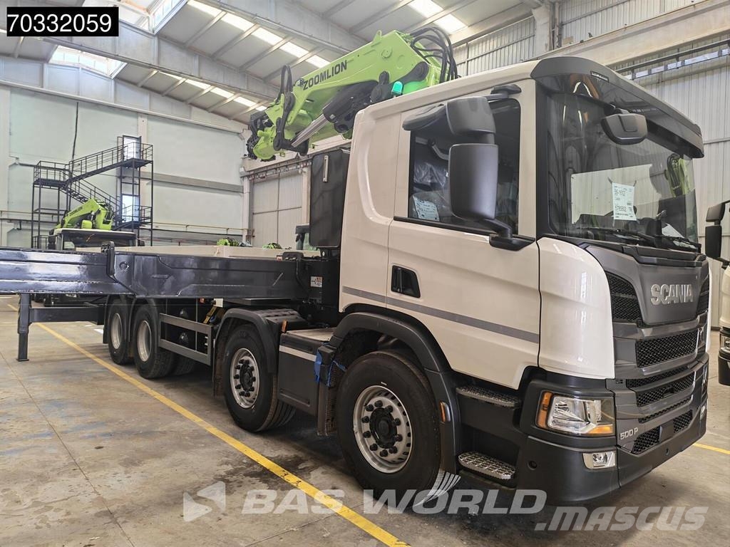 Scania P500 8X4 NEW! Zoomlion ZLK6200V803-2 Crane Kran Re Tovornjaki s kesonom/platojem
