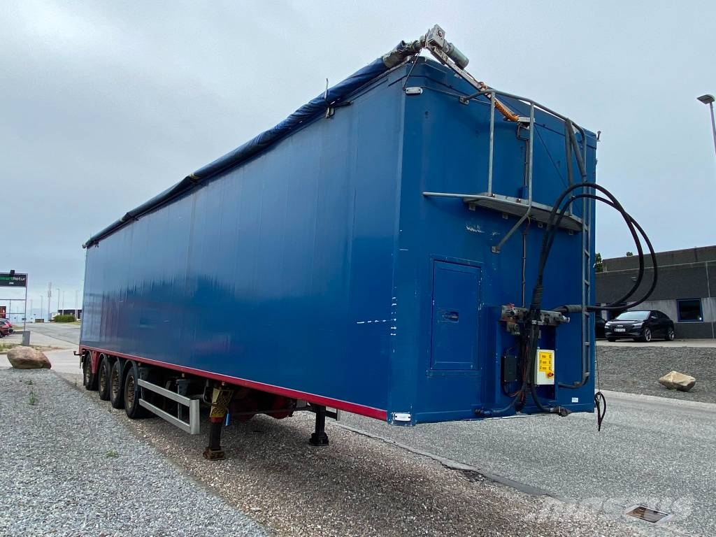 AMT 4 akslet 91 m3 walking floor trailer Kustīgo grīdu puspiekabes