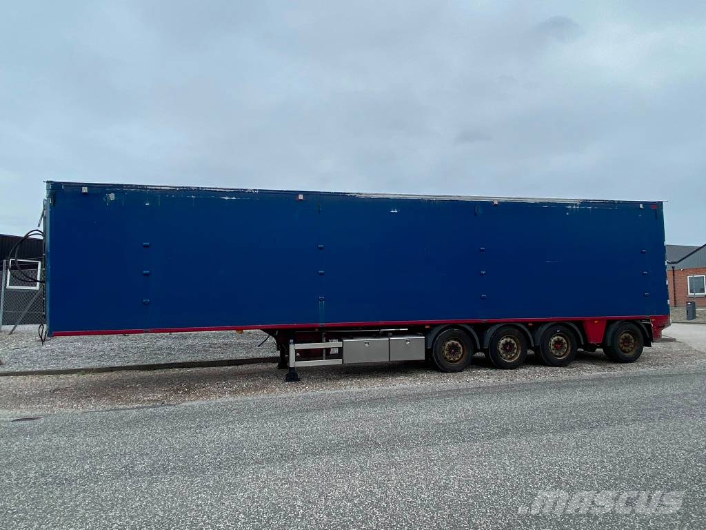 AMT 4 akslet 91 m3 walking floor trailer Kustīgo grīdu puspiekabes