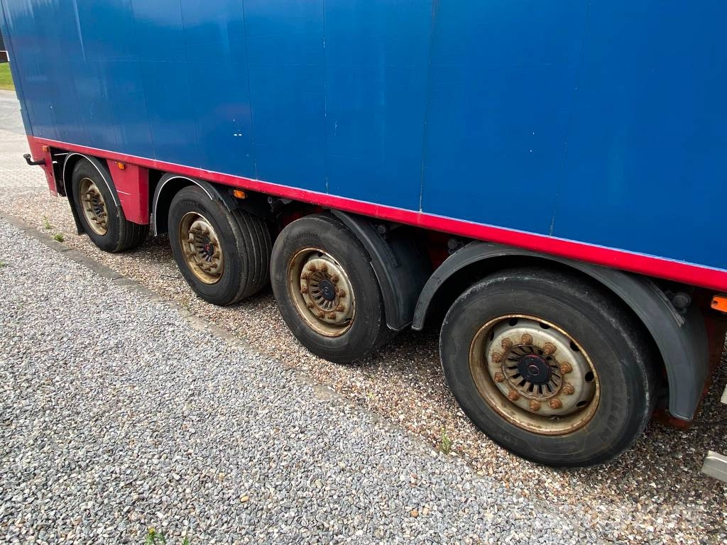 AMT 4 akslet 91 m3 walking floor trailer Kustīgo grīdu puspiekabes