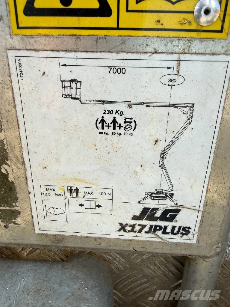 JLG X 17 J Plus Spinhoogwerker Knikarmhoogwerkers