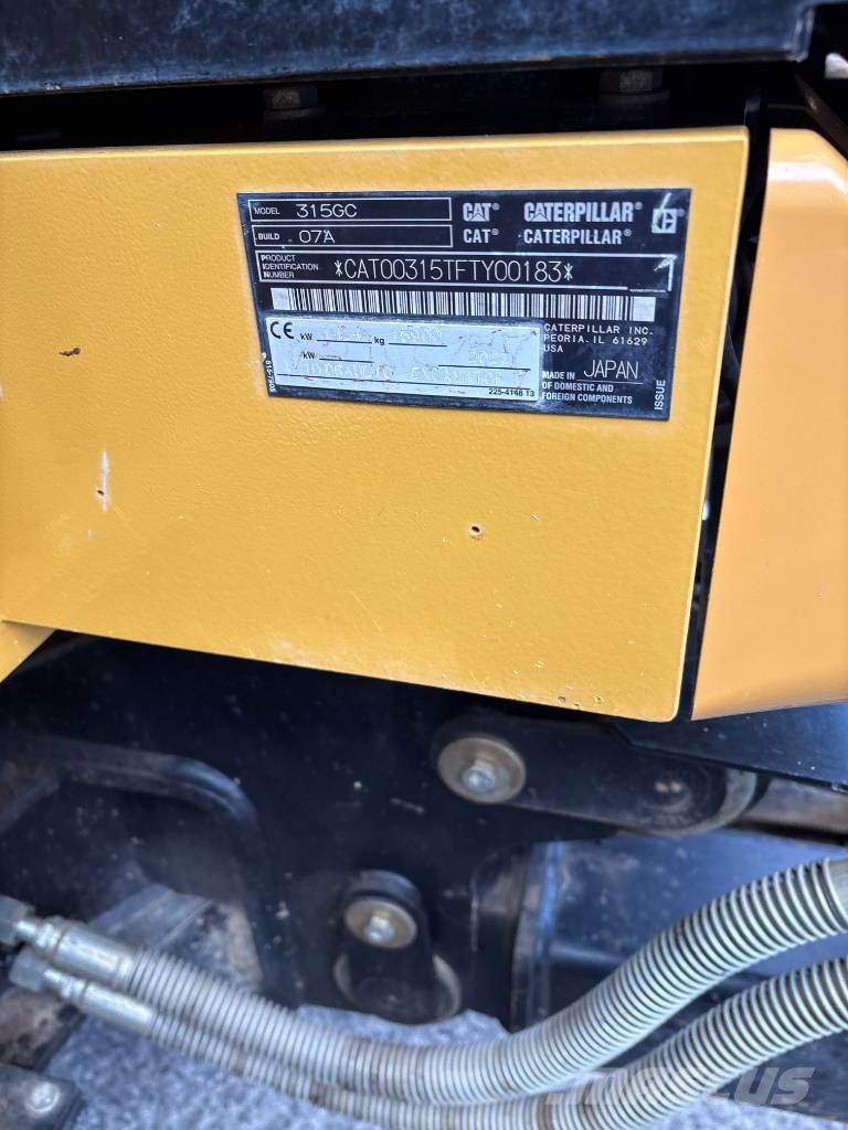 CAT 315 GC Rupsgraafmachines