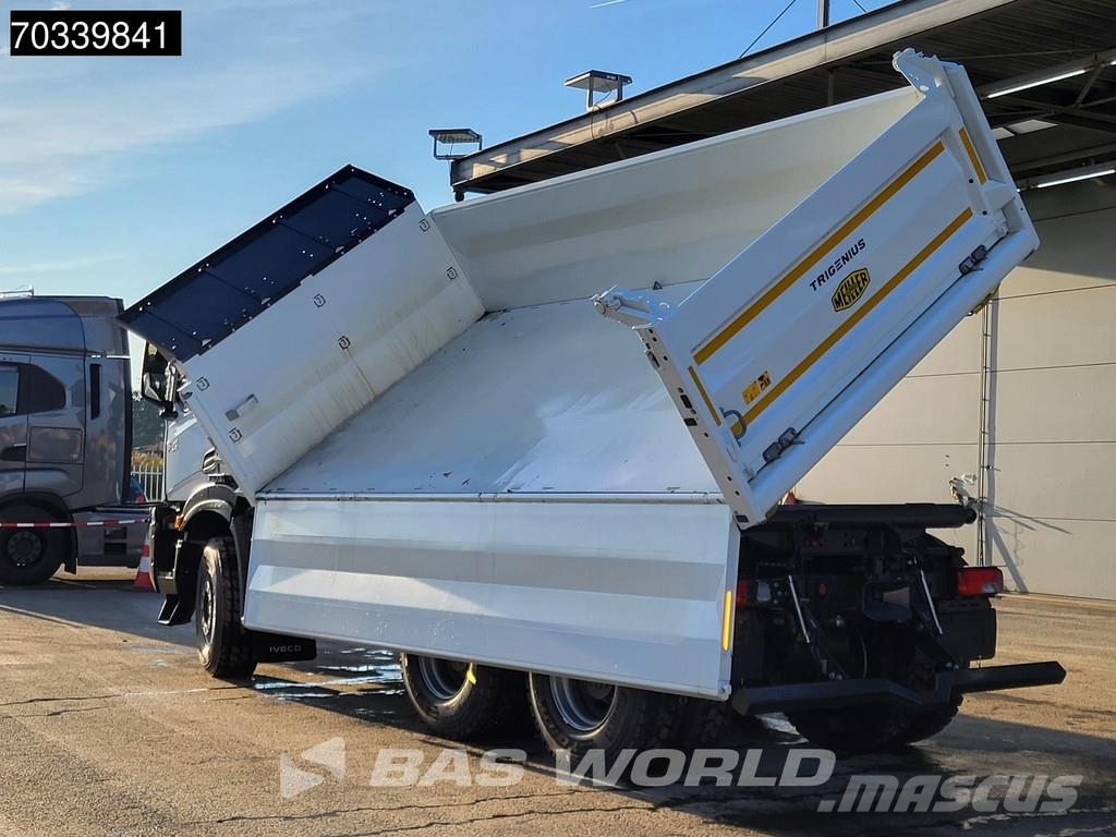 Iveco X-Way 540 6X4 NEW! MEILLER D316 Trigenius 3-way ti Platte bakwagens
