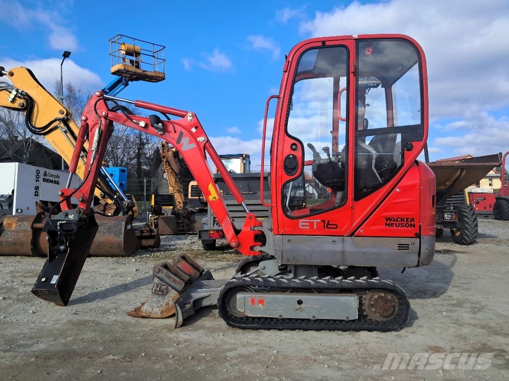 Wacker Neuson ET 16 YANMAR SV 16 VIO 20 CAT 301 JCB 8016 Minigraafmachines < 7t
