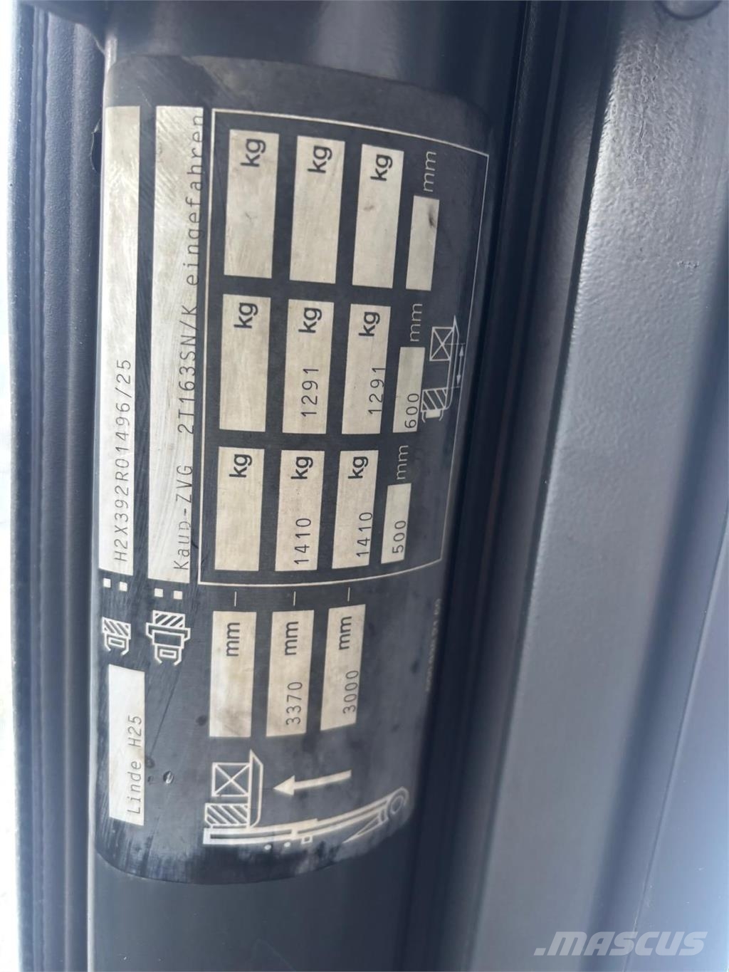 Linde H25T Plinski viličarji