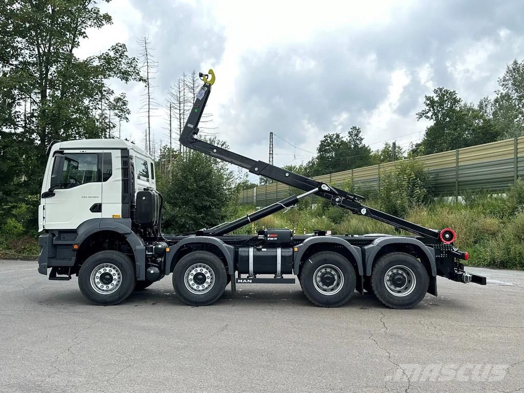 MAN TGS 35.480 MAN TGS 35.480 8x4 Euro6e Hiab MultLift Hook lift trucks