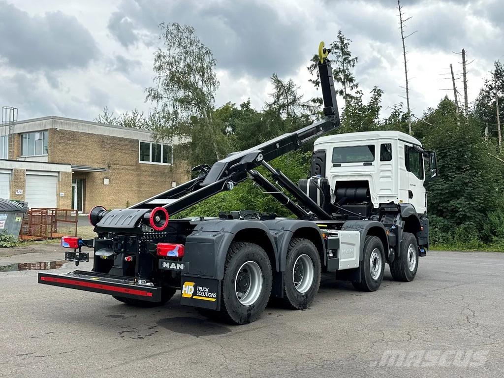 MAN TGS 35.480 MAN TGS 35.480 8x4 Euro6e Hiab MultLift Hook lift trucks