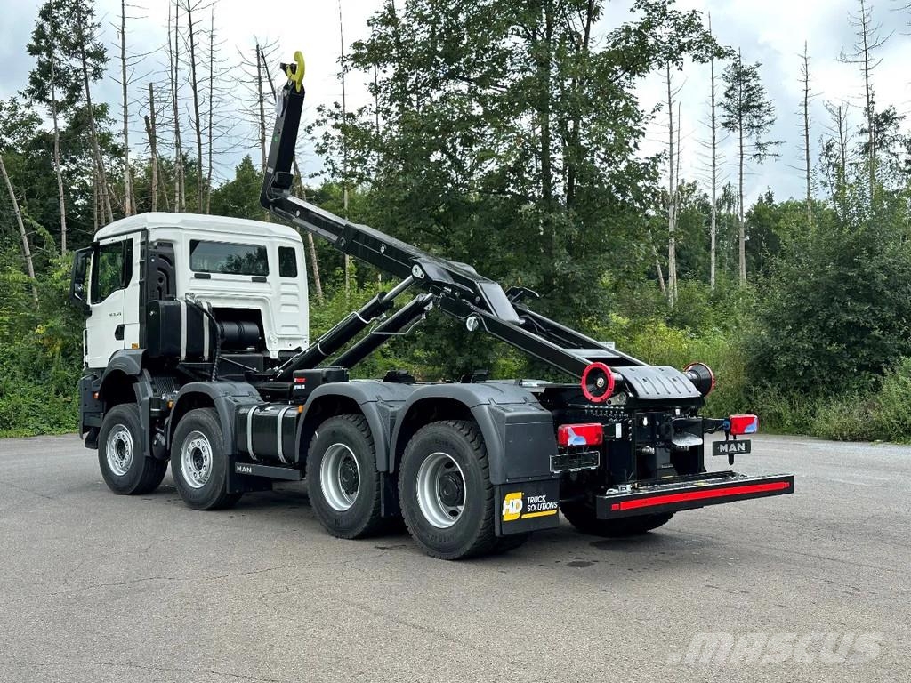 MAN TGS 35.480 MAN TGS 35.480 8x4 Euro6e Hiab MultLift Hook lift trucks