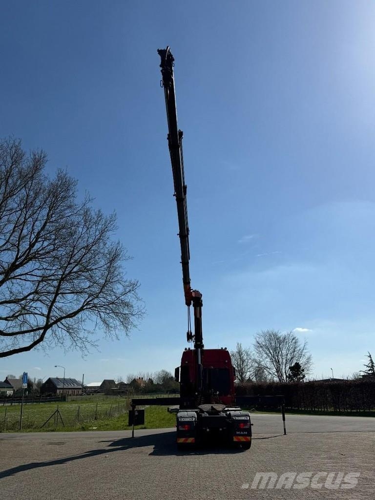 MAN TGX 28.460 6x2!!2019!!HMF 32tm! CRANE!! TOP!EURO6! Vilcēji