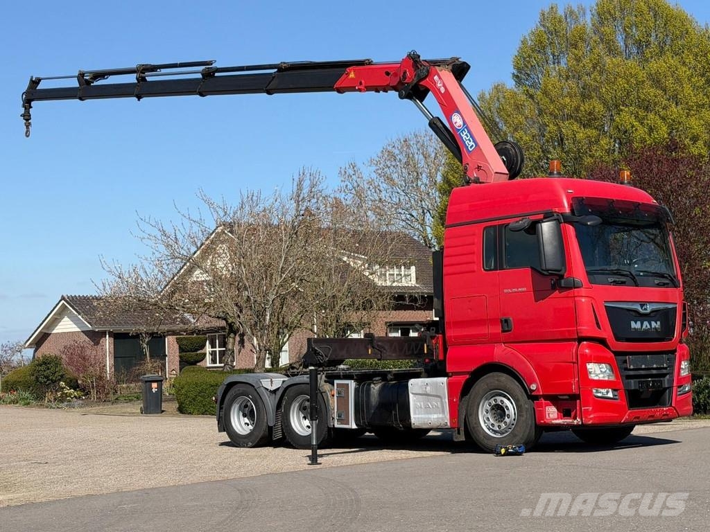 MAN TGX 28.460 6x2!!2019!!HMF 32tm! CRANE!! TOP!EURO6! Vilcēji