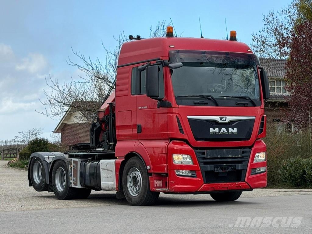 MAN TGX 28.460 6x2!!2019!!HMF 32tm! CRANE!! TOP!EURO6! Vilcēji