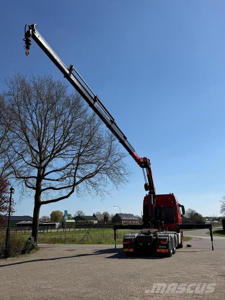 MAN TGX 28.460 6x2!!2019!!HMF 32tm! CRANE!! TOP!EURO6! Vilcēji