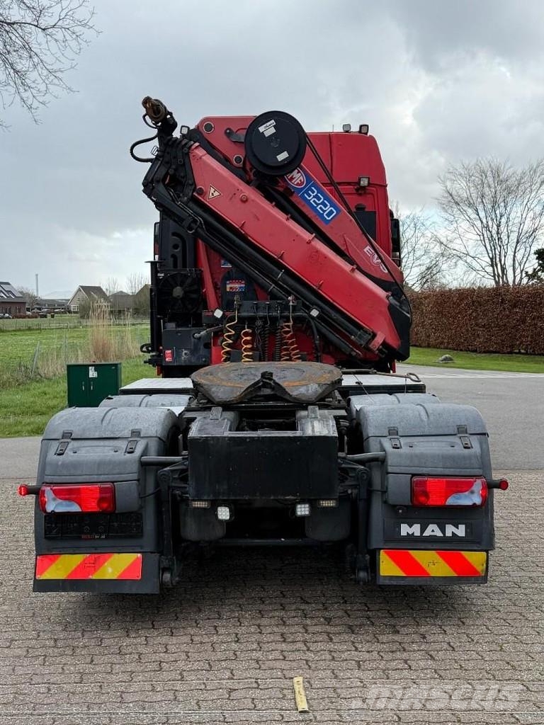 MAN TGX 28.460 6x2!!2019!!HMF 32tm! CRANE!! TOP!EURO6! Vilcēji