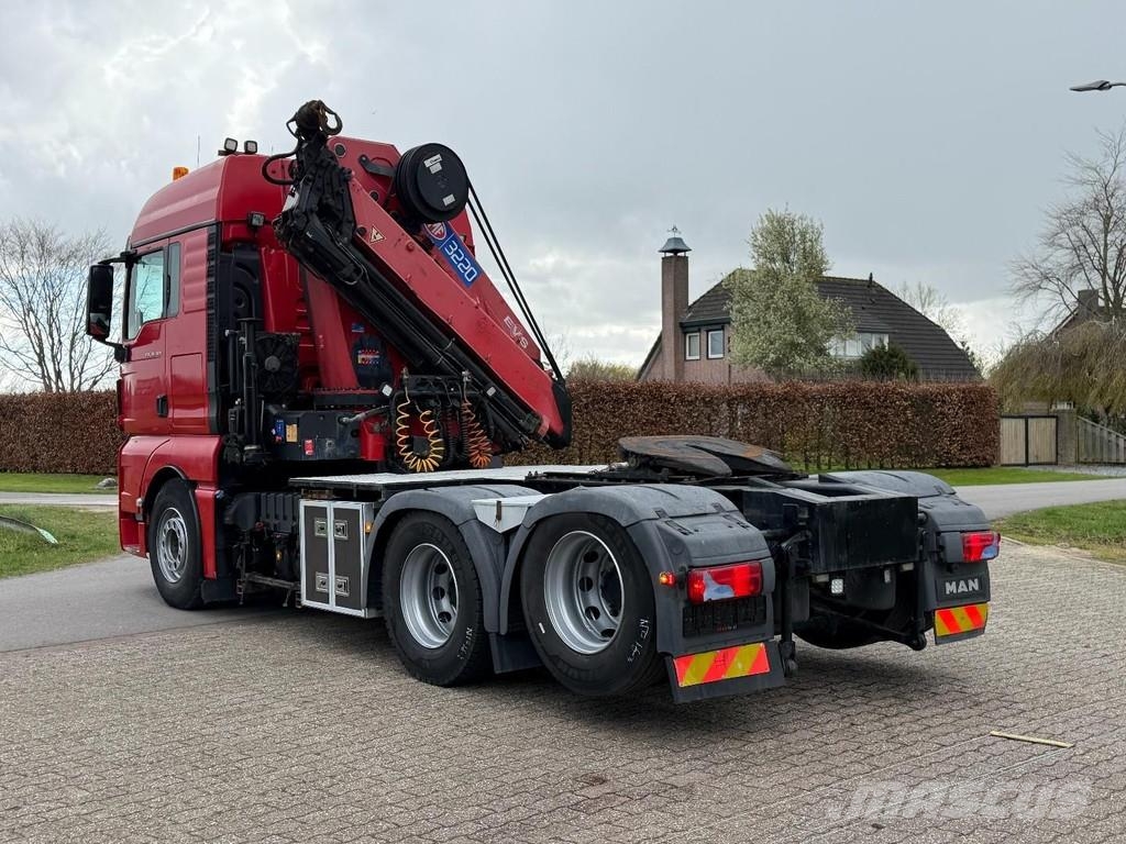 MAN TGX 28.460 6x2!!2019!!HMF 32tm! CRANE!! TOP!EURO6! Vilcēji