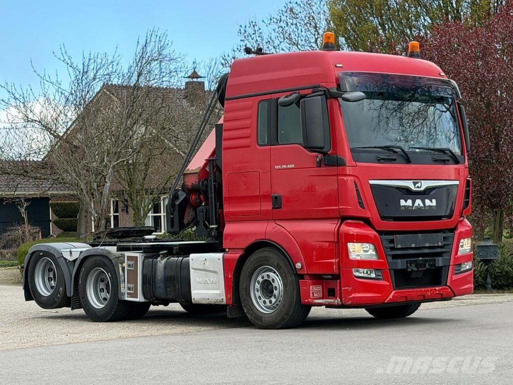 MAN TGX 28.460 6x2!!2019!!HMF 32tm! CRANE!! TOP!EURO6! Vilcēji