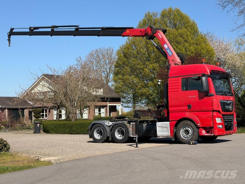 MAN TGX 28.460 6x2!!2019!!HMF 32tm! CRANE!! TOP!EURO6! Vilcēji