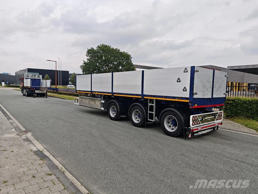 Faymonville F-S43-1AAF 2 x Extandable Powersteering 12 tons Ax Semirremolques de plataformas planas/laterales abatibles