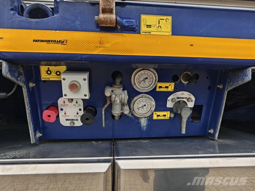 Faymonville F-S43-1AAF 2 x Extandable Powersteering 12 tons Ax Semirremolques de plataformas planas/laterales abatibles