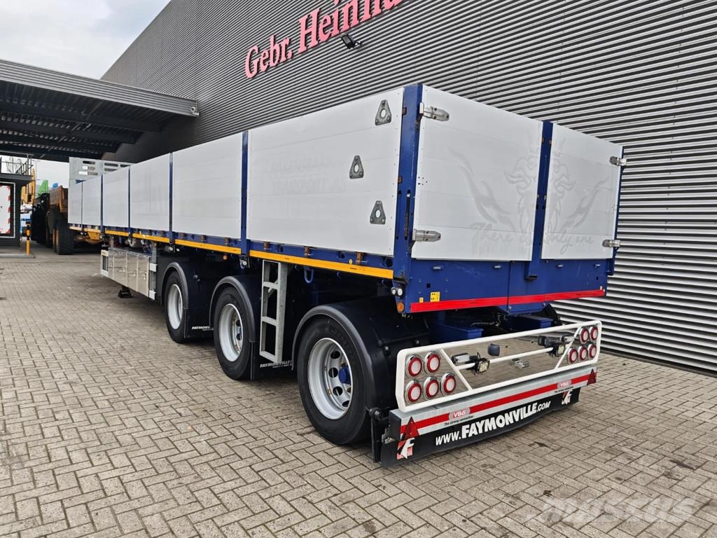 Faymonville F-S43-1AAF 2 x Extandable Powersteering 12 tons Ax Semirremolques de plataformas planas/laterales abatibles