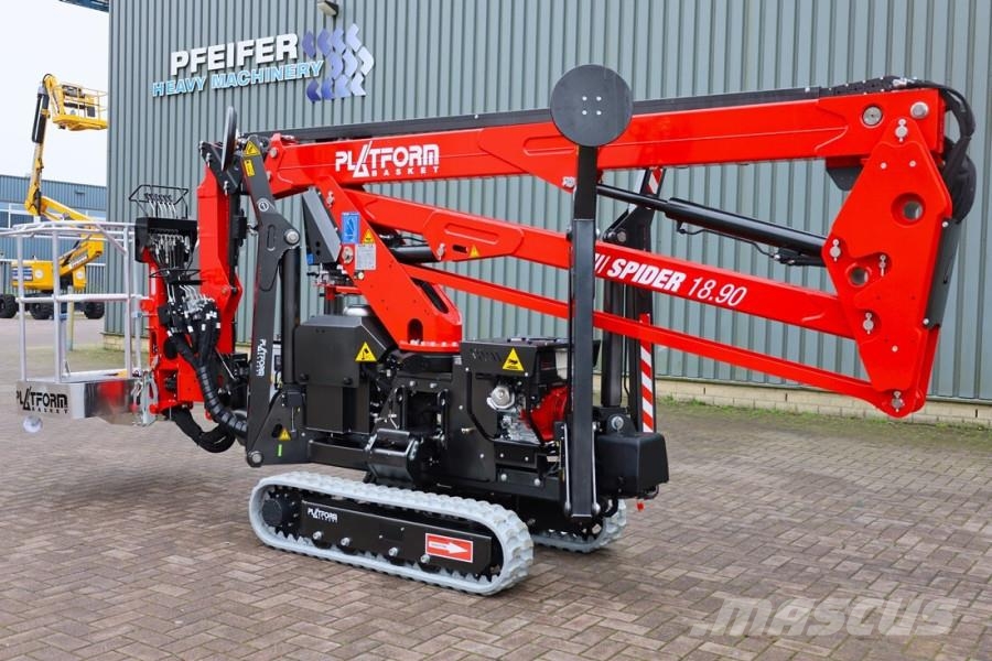 Platform Basket Spider 18.90 PRO CE Declaration, Valid inspection, Nacelles articulées