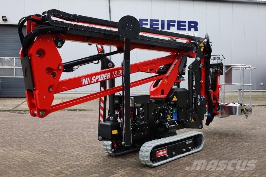 Platform Basket Spider 18.90 PRO CE Declaration, Valid inspection, Nacelles articulées
