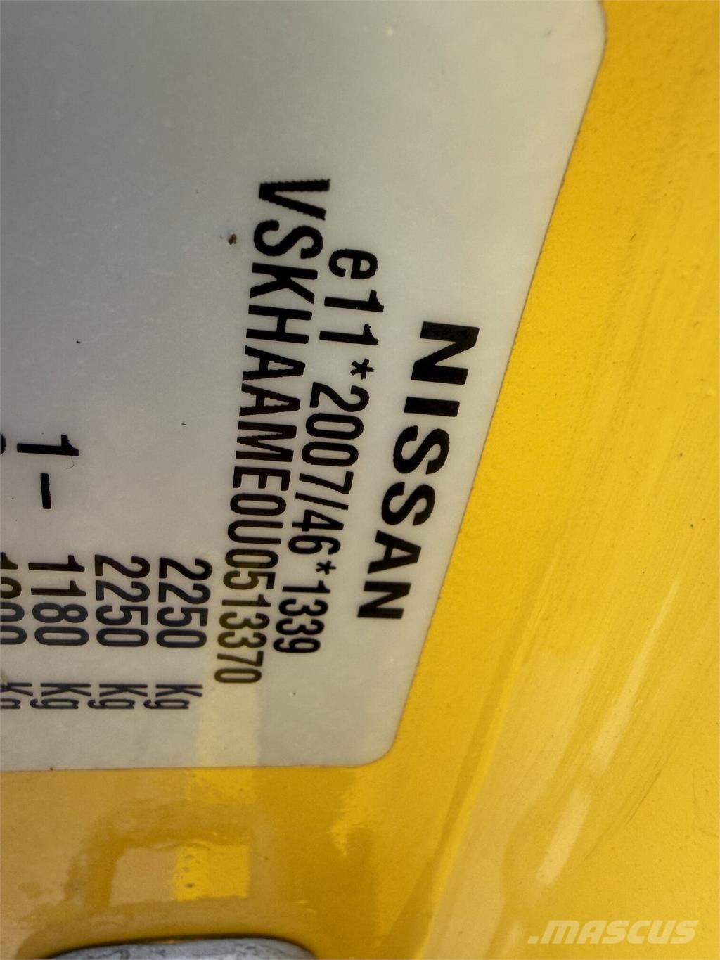 Nissan e-NV200 VIN 370 Dostavna vozila / kombiji