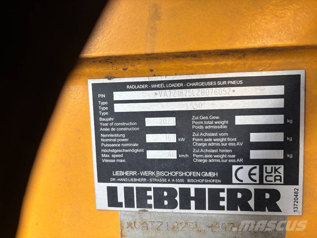 Liebherr L 550 XPower® G6.2-D Pyöräkuormaajat