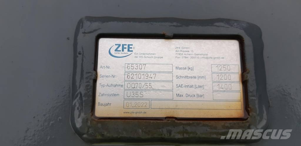  Tieflöffel OQ70/55-1200 A-5367 جرافات عكسية