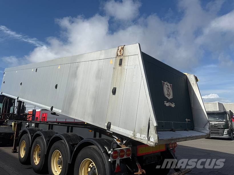 CMT 4 axle Tipper / Alukastenmulde Kipper Semirremolques bañera