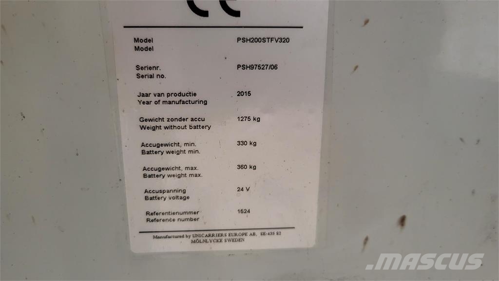 Atlet stapelaar 2015 PSH200STFV320 Samojezdne maszyny do załadunku