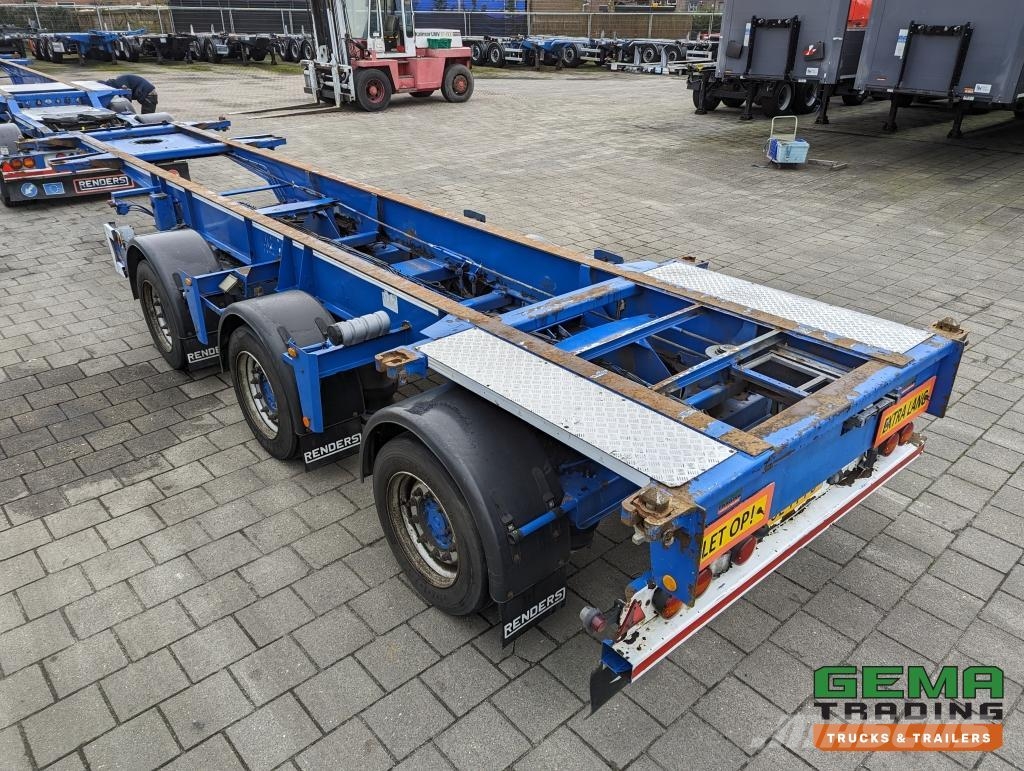 Renders ROC16.27 3-Assen SAF Disc Brakes - X-Steering - 30 Containerframe/Skiploader semi-trailers