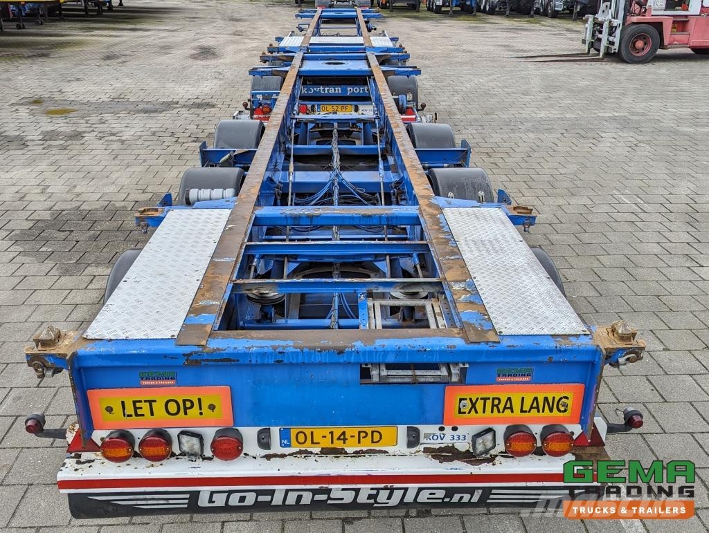 Renders ROC16.27 3-Assen SAF Disc Brakes - X-Steering - 30 Containerframe/Skiploader semi-trailers