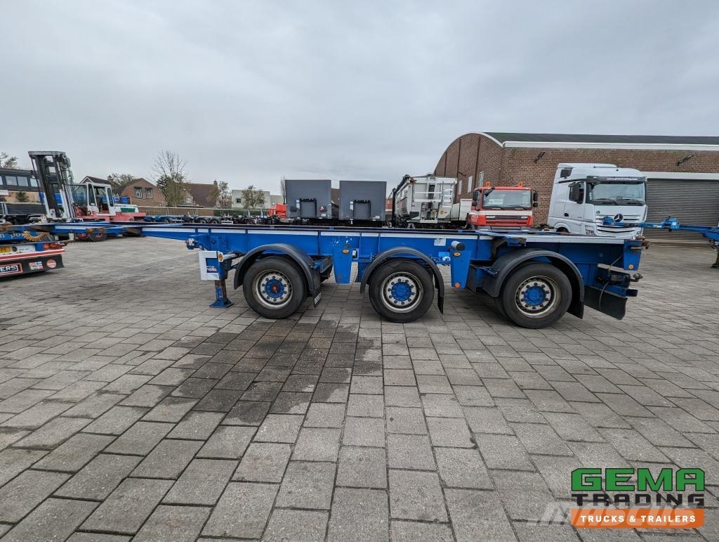 Renders ROC16.27 3-Assen SAF Disc Brakes - X-Steering - 30 Containerframe/Skiploader semi-trailers