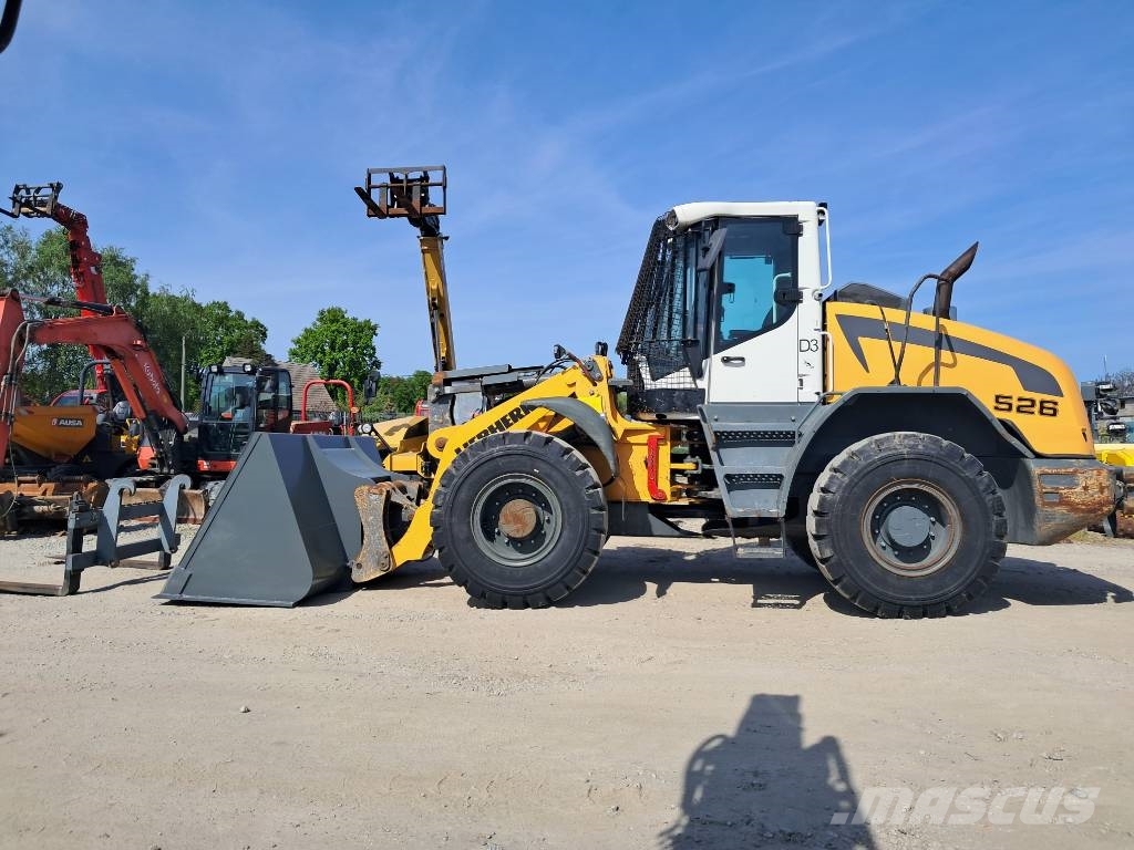 Liebherr L 526 L 538 514 576 CAT 914 TEREX TL Kolesové nakladače