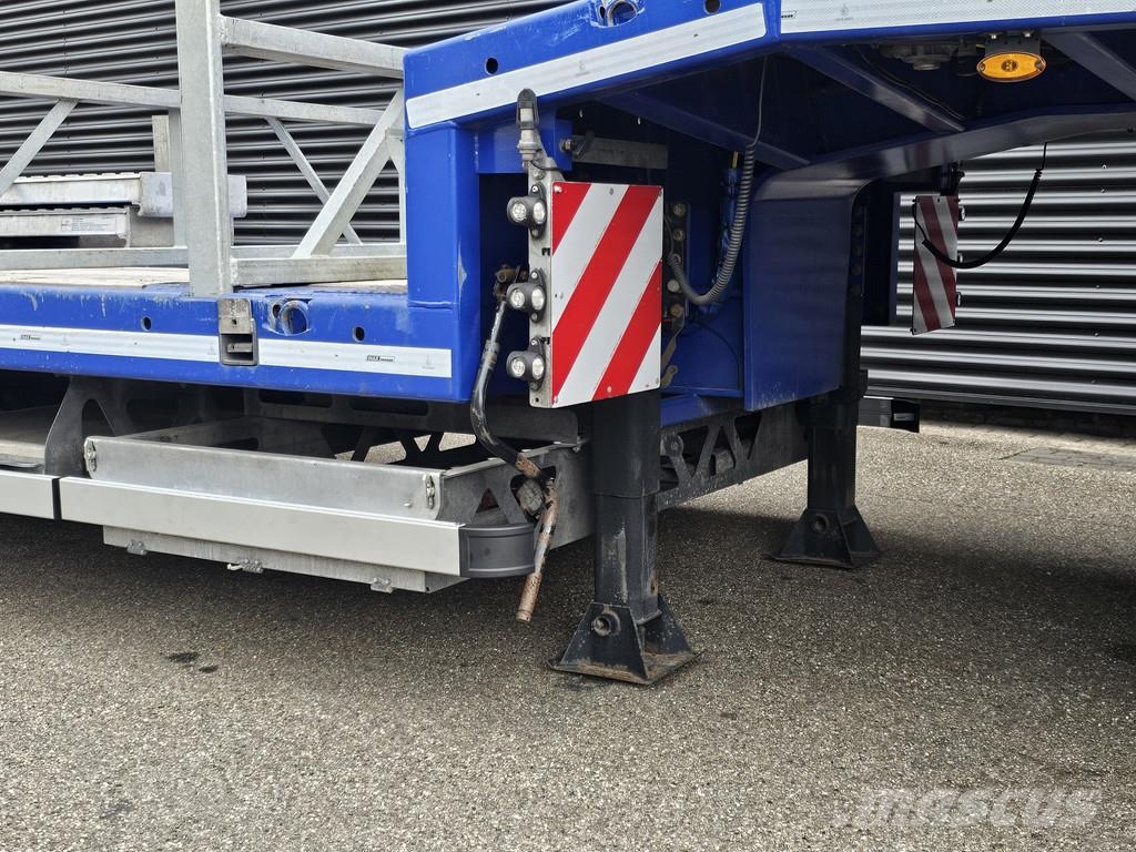 MAX Trailer F-S43-1AAF / EXTENDABLE / WHEEL WELL / RADMULDEN Låg lastande semi trailer