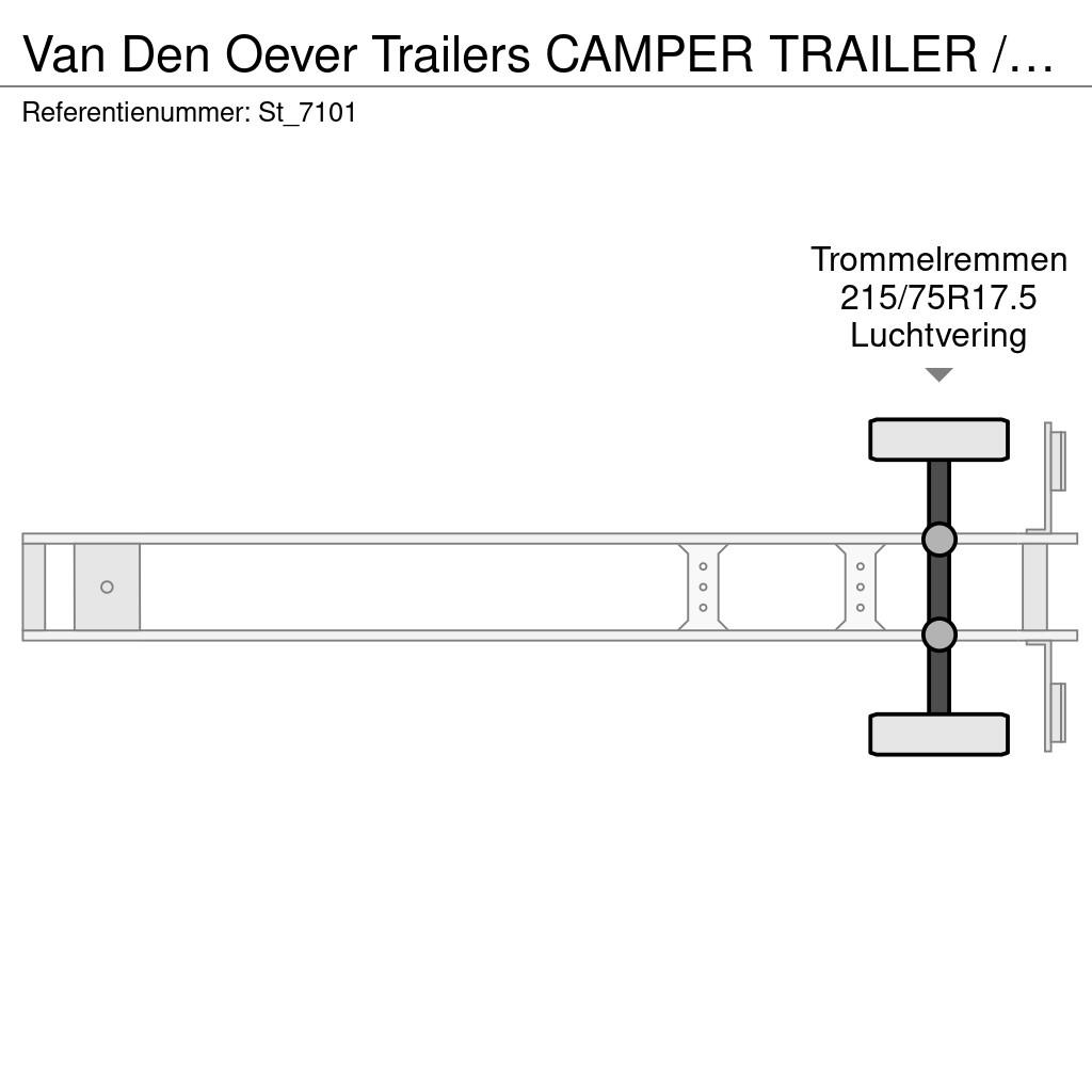 VAN DEN OEVER TRAILERS CAMPER TRAILER / MOBIL HOME Sanduk poluprikolice