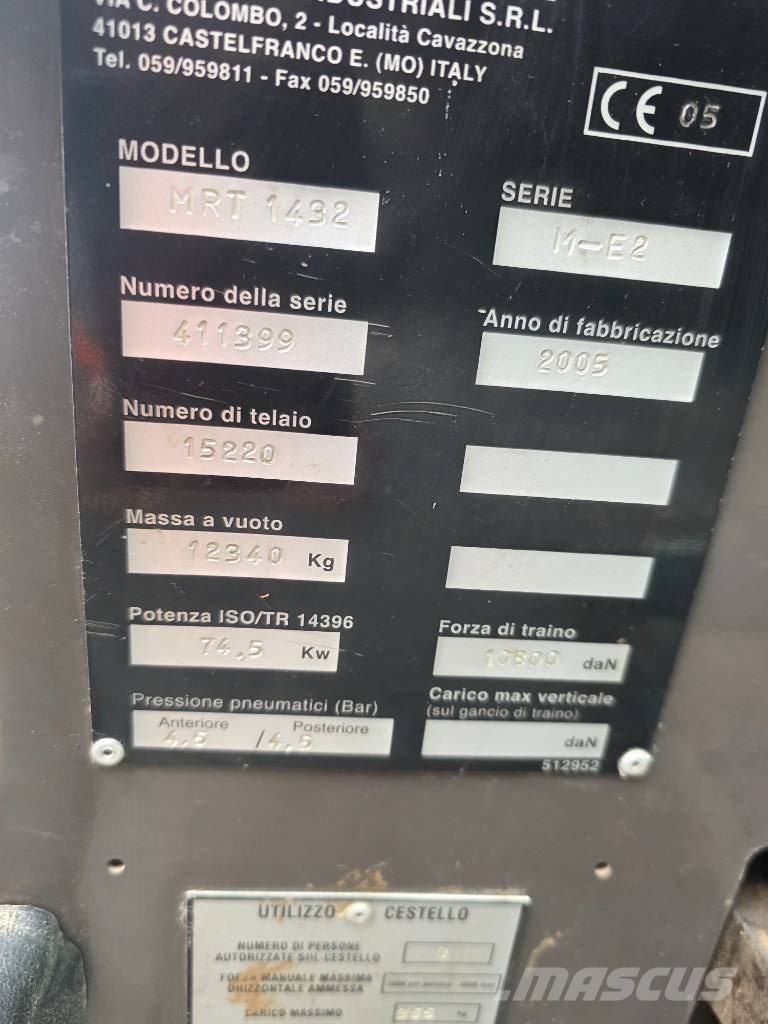 Manitou MRT 1432 Teleskoplæssere