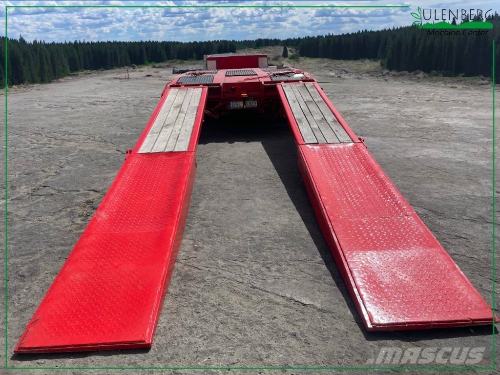 Naczepa-przyczepa-laweta-niskopodwozie Schröder Wiesmor 4 Skip loader trailers