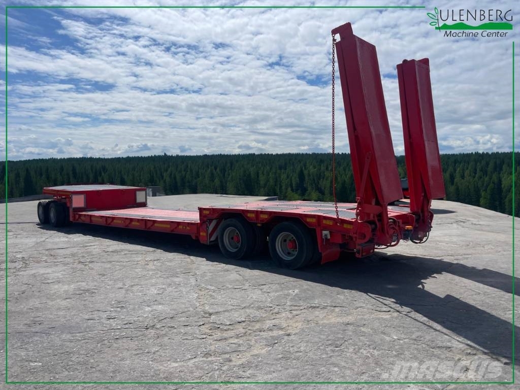 Naczepa-przyczepa-laweta-niskopodwozie Schröder Wiesmor 4 Skip loader trailers