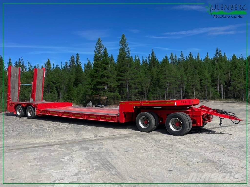 Naczepa-przyczepa-laweta-niskopodwozie Schröder Wiesmor 4 Skip loader trailers