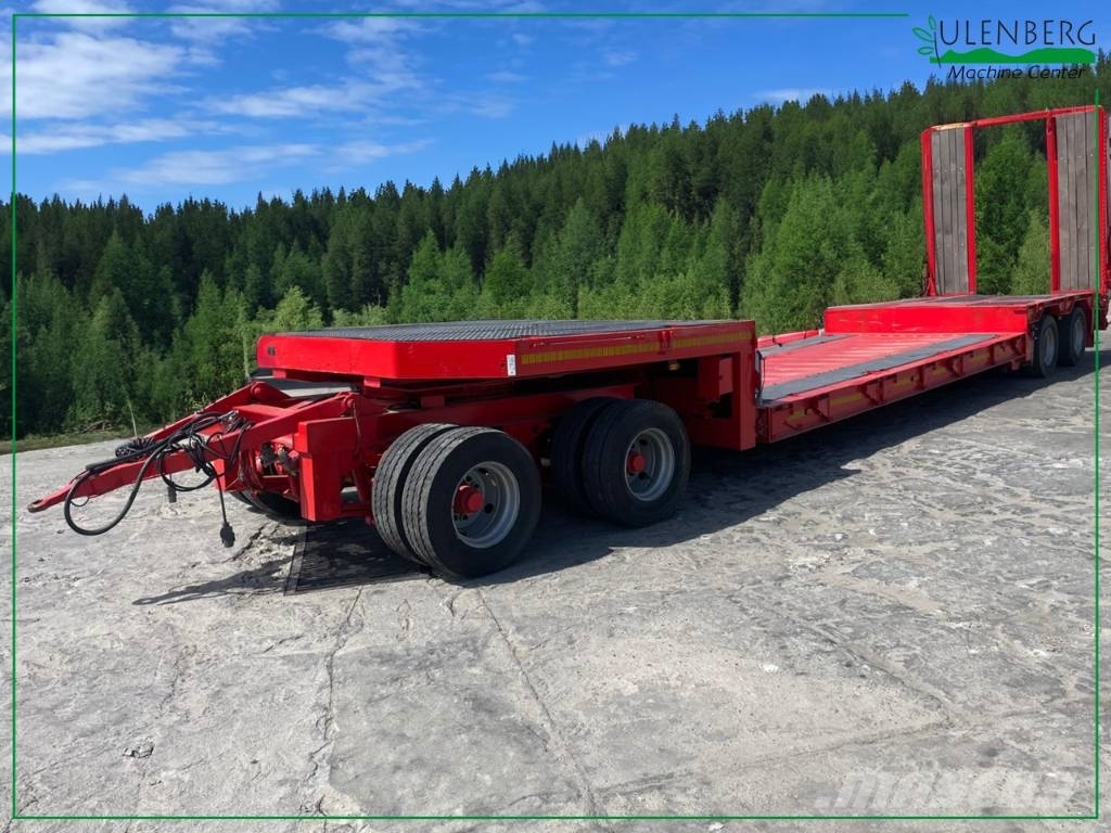 Naczepa-przyczepa-laweta-niskopodwozie Schröder Wiesmor 4 Skip loader trailers