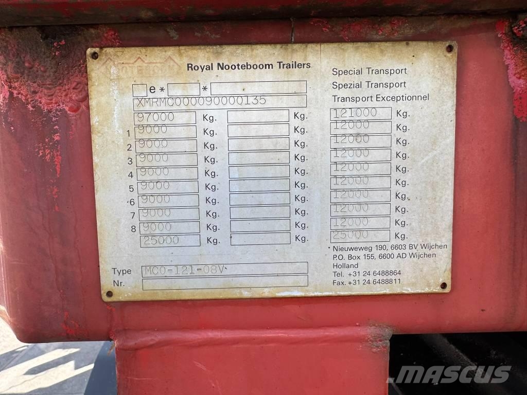 Nooteboom MCO-121-08V Poluprikolice labudice