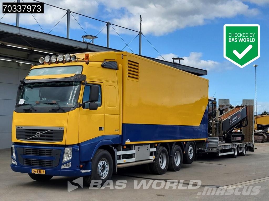 Volvo FH 500 8X4 Horizontal Drilling combi SITETEC MP302 شاحنات مسطحة/مفصلية الجوانب