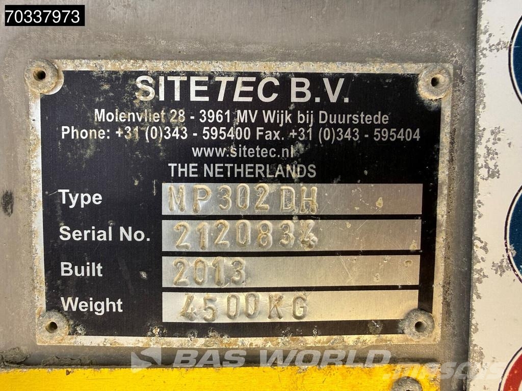 Volvo FH 500 8X4 Horizontal Drilling combi SITETEC MP302 شاحنات مسطحة/مفصلية الجوانب