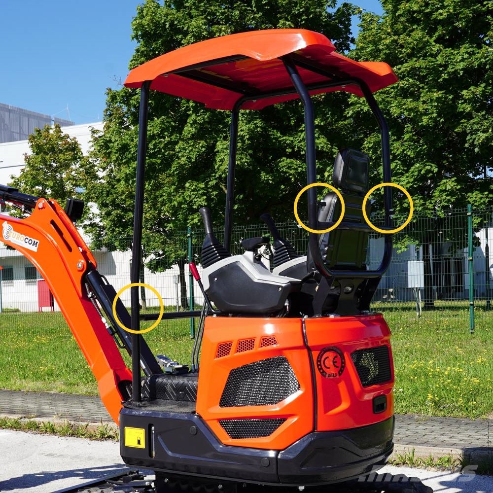 Mini bagri K12,17,18,18MAX,22U,KUBOTA motor 履带挖掘机
