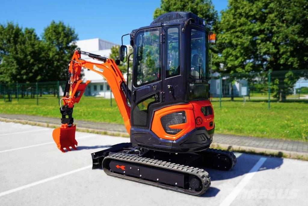 Mini bagri K12,17,18,18MAX,22U,KUBOTA motor 履带挖掘机