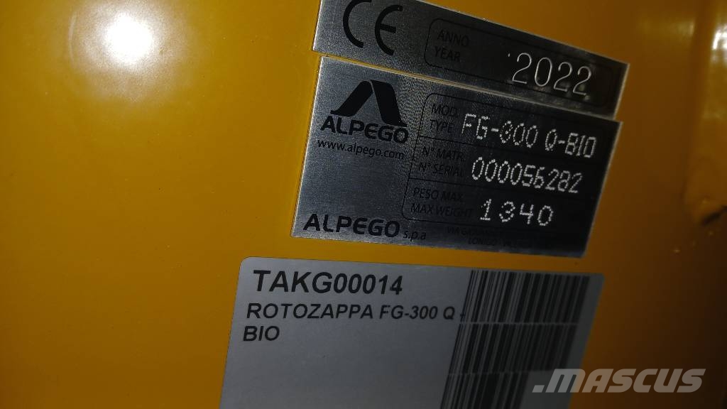 Alpego 3m Kivenhautaaja/biojyrsin FG Muud mullaharimismasinad ja tarvikud