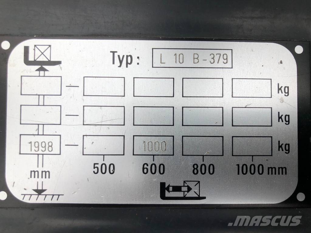 Linde L10B /379/ V-3222 OB Ručni paletariRučni paletni viličari