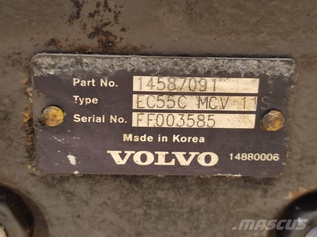 Volvo Hydraulic distributor MCV 11 14587091 Volvo EC55C Hydraulics