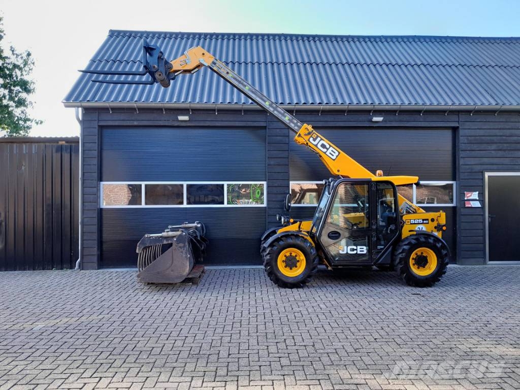 JCB 525-60 Agri Plus | Verreiker - Airco - LEASE €800 Teleskopické manipulátory
